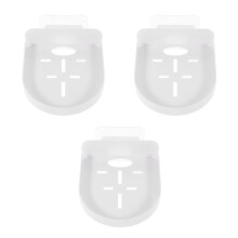 3Pcs White No Punching Camera Bracket Wall Mounted Router Shelf