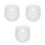 3Pcs White No Punching Camera Bracket Wall Mounted Router Shelf 1