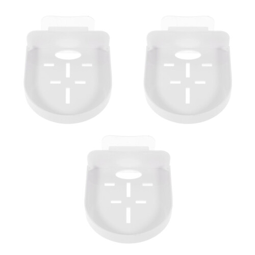 3Pcs White No Punching Camera Bracket Wall Mounted Router Shelf