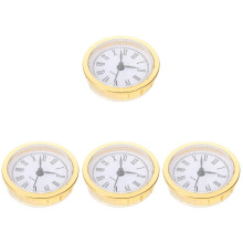 4Pcs Multi Color Clock Head Insert with High Precision Quartz Movement
