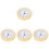 4Pcs Multi Color Clock Head Insert with High Precision Quartz Movement 1
