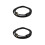 2Pcs USB to USB Type-C Adapter Cable Black ABS 5Gbps for Laptop Phone 1