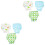 6Stk Waschbare Baby Schwimmwindeln Kinder Über Hose Reusable 1