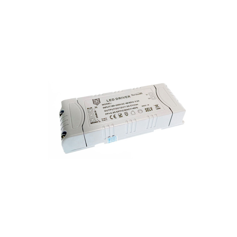 Tiger Power Supplies Tgr1236 12Vdc 3.3A 39.6W Mains Dimming Led Driver 5060892270092