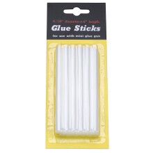 RVFM 8mm x 100mm Low Temperature Natural Hot Melt Glue Sticks Pack of 12
