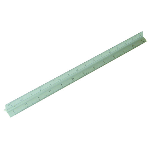 Rolson Rolson 50820 300mm Triangle Scale Ruler