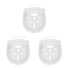 3Pcs Wall Router Holder Plastic Shelf White Camera Storage Rack