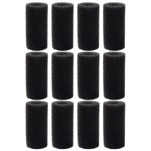 12Pcs Black Pre-Filter Sponge Replacement for Aquarium Filter Intake
