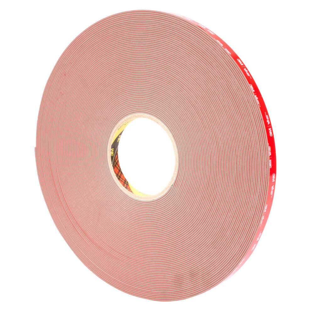 3M Vhb Tape Gph-160Gf General Purpose High Temp 1.6Mm Grey 12Mm X 33M 4054596205017