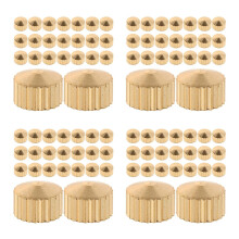 200Pcs Golden Clock Movement Fixing Nuts Kit for Wall & Quartz Clocks