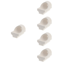 5Pcs White Centrifugal Casting Crucible Cup for Laboratory Dental Use