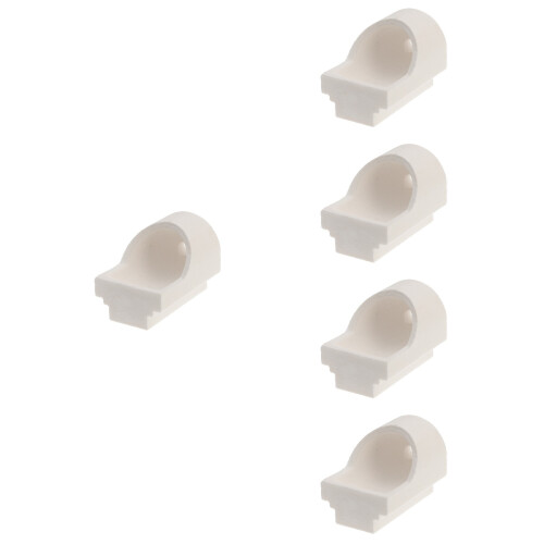 5Pcs White Centrifugal Casting Crucible Cup for Laboratory Dental Use