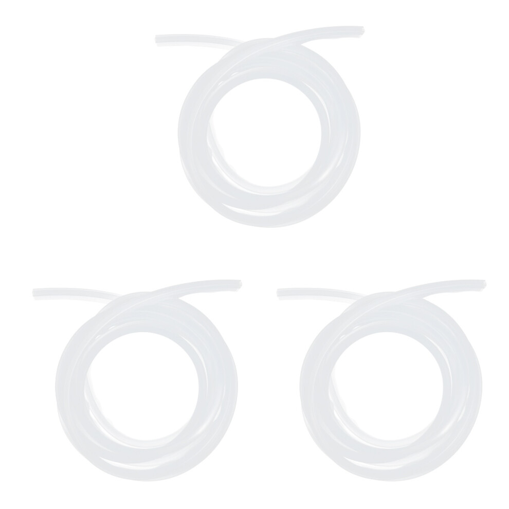 3Pcs Flexible Silicone Rubber Frameless Shower Door Water Barrier Seal 3753609240106