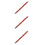 3Pcs Plastic Sword Guards Dark Red Waterproof Tai Chi Sword Scabbards 1