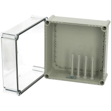 Fibox PC 2828 18 T enclosure PC T Enclosure PC Transparent cover 28x28x18cm