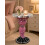 Pink Black Crystal Side Table 60cm Luxury Decor 7