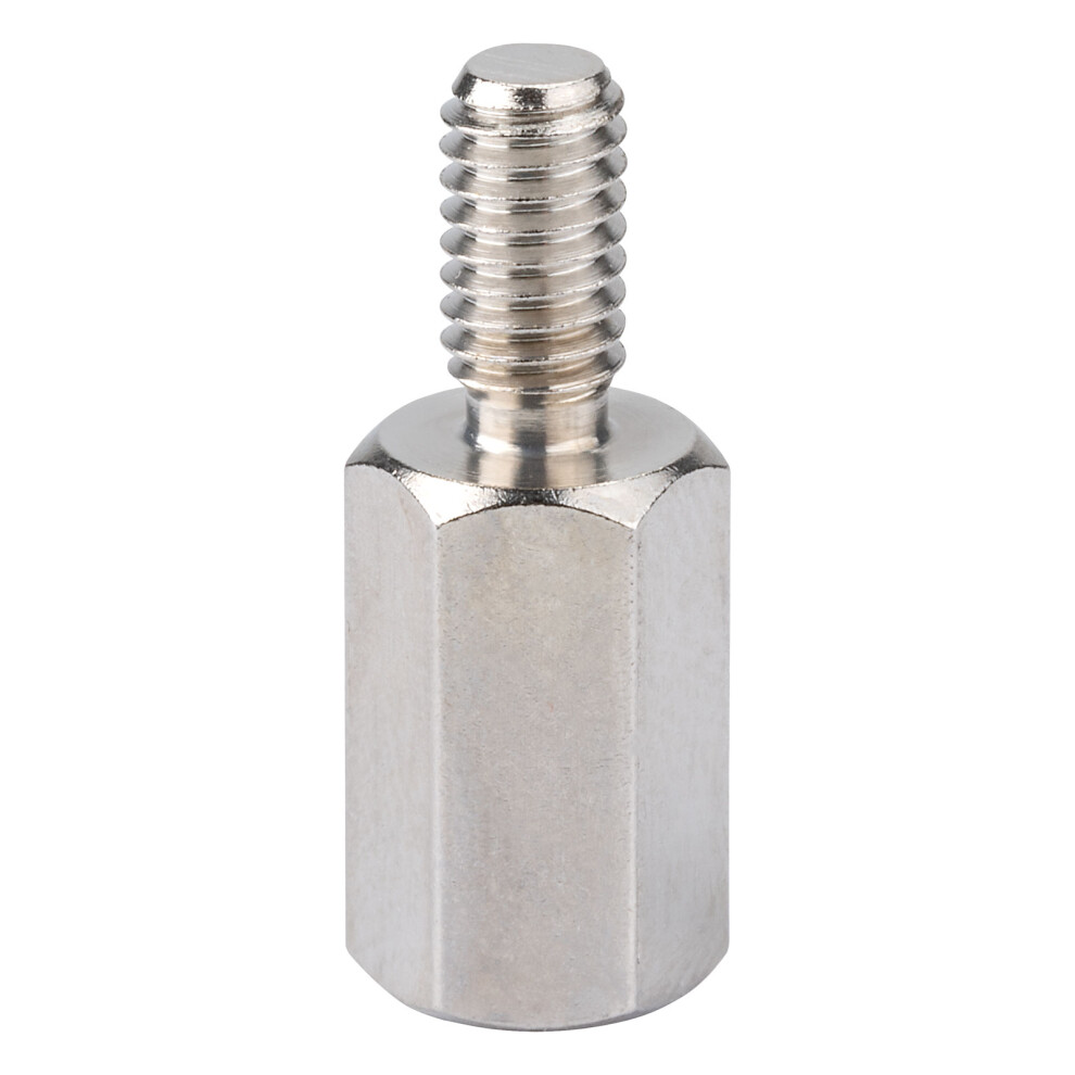 R-Tech 524382 Hex Threaded M-F Spacer Brass 7Mm A/F M4 12Mm - Pack Of 25 5053556004171