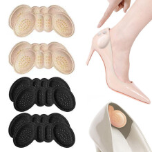 4-Pack - Heel Protectors compatible High Heels - Protects against chafing_multicolor/multicolor_Surprise Gift