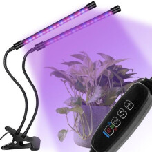 Plant lamp - Plant lighting with 2 LED tubes_Black_Surprise Gift