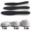 Shoe Inserts / Longer Sole / Inserts compatible Men Black_2 cm/Black_Surprise Gift 1