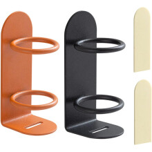 (Black+Orange) 2 pcs Electric Toothbrush Holder, Toothbrush Holder_Surprise Gift