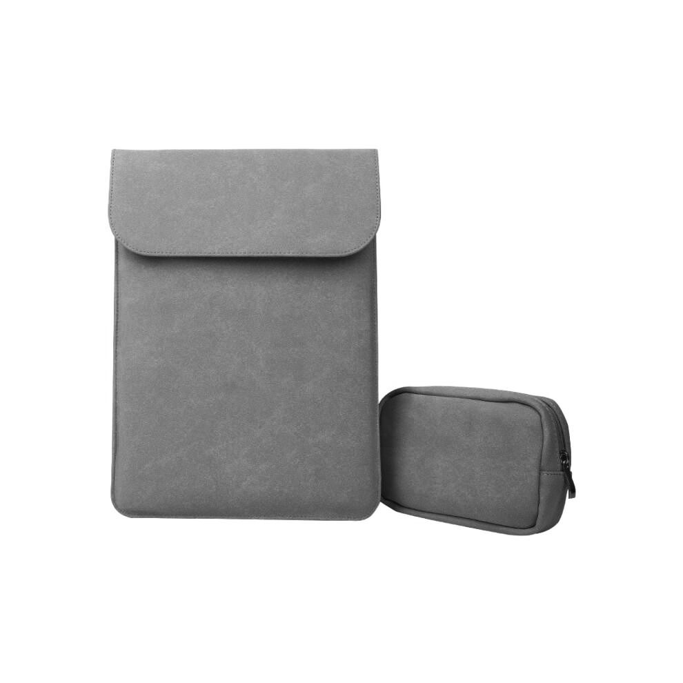 13.3" Laptop Case / Computer Bag / Macbook - Leather - Choose Color_gray_surprise Gift 6902344827005