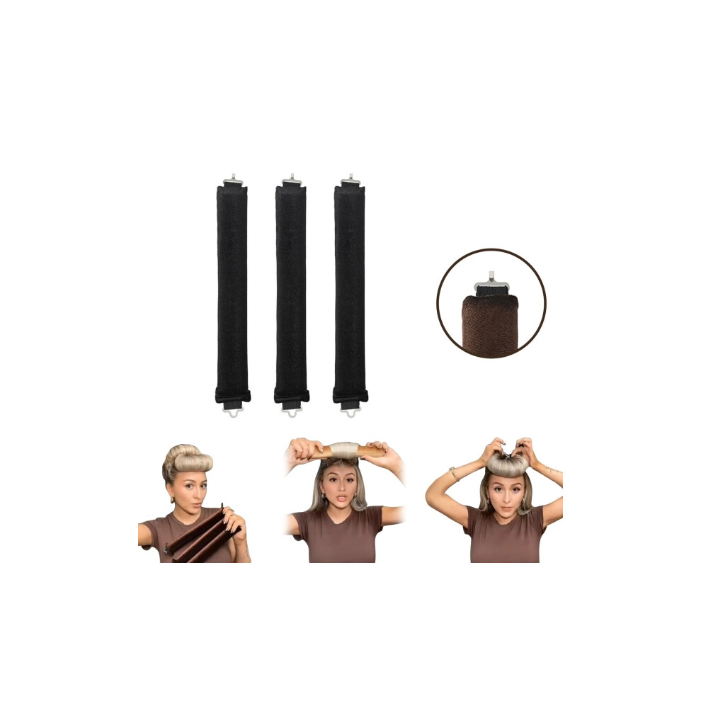 INF Heat-Free Hair Curler Hair rollers to curl hair without heat_Black_Surprise Gift