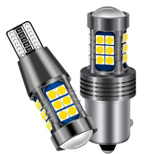 T15 W16W 12V-24V (2-pack) LED car bulb 921 912, 800 lm white 6500K, compatible car LED taillights, parking, reversing lights._Surprise Gift