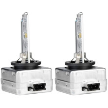 2 pcs D3S 6000K 35W Xenon bulb with iron holder compatible HID Long life Ultra high brightness_Surprise Gift