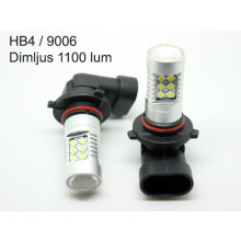 Fog lights Hb4 9006 Led bulbs 6000K 1100 lumens 12v_silver/Silver grey_Surprise Gift