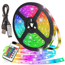 3m LED Strip Lights with RGB / Light string / LED strip - USB_multicolor/multicolor_Surprise Gift