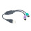 USB-PS/2-sovitin 30 cm_Musta, Vihreä, Violetti/40_Yllätyslahja 1
