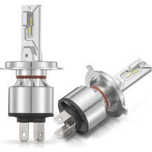 H4 Headlight Bulbs, H4 LED Headlight Bulbs, 9003 HB2 Car Headlight Bulbs, H4 LED Car Headlight Bulbs 60W 6500K 14000 Lumens, Waterproof LED Bulbs H4,