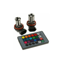 2-pack H8/H11 RGB Fog Lights Multi-colored RGB LED Fog Lights Driving Lights Remote Control H8/H11 Replacement Bulb_Surprise Gift