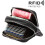 Black wallet in cowhide leather with RFID protection and many practical compartments_Surprise Gift 1