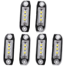 pcs LED-kentekenplaatverlichting compatibel met S80 Xc90 S40 V60 Xc60 S60 C70 V50 Xc70 Zwart_Zwart_Verrassingscadeau