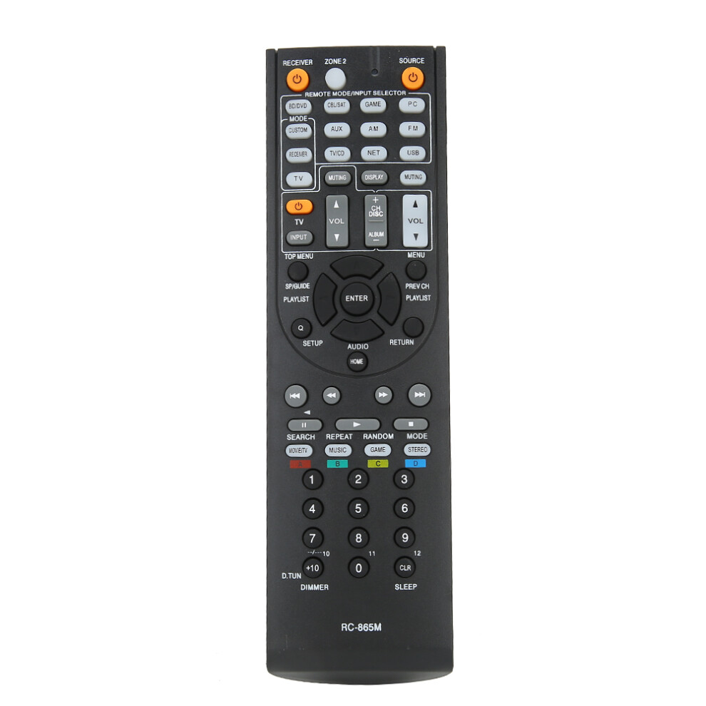 Rc-865M Remote Control Replacement Fits Compatible Onkyo Av Receiver Tx Nr525 Txnr525_0.2_surprise Gift 6902344830647