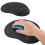 Thin Mouse Pad with Wrist Rest - Black_black/Black_Surprise Gift 1