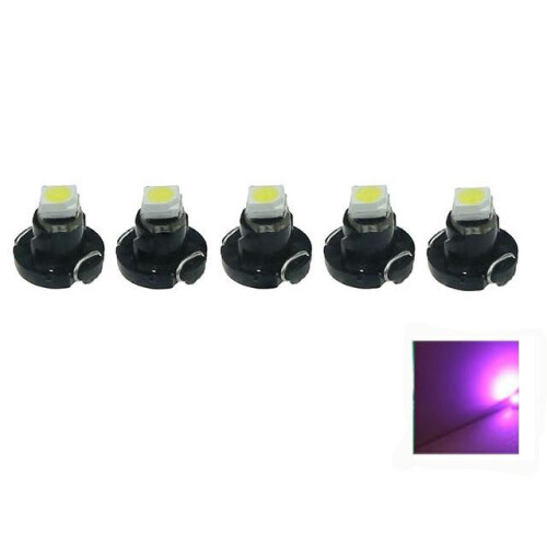 T4.2 T4 Neo Wedge 5 τεμάχια με ροζ φωτισμό οργάνων chip led_Ροζ 5 τεμάχια/1 δώρο έκπληξη