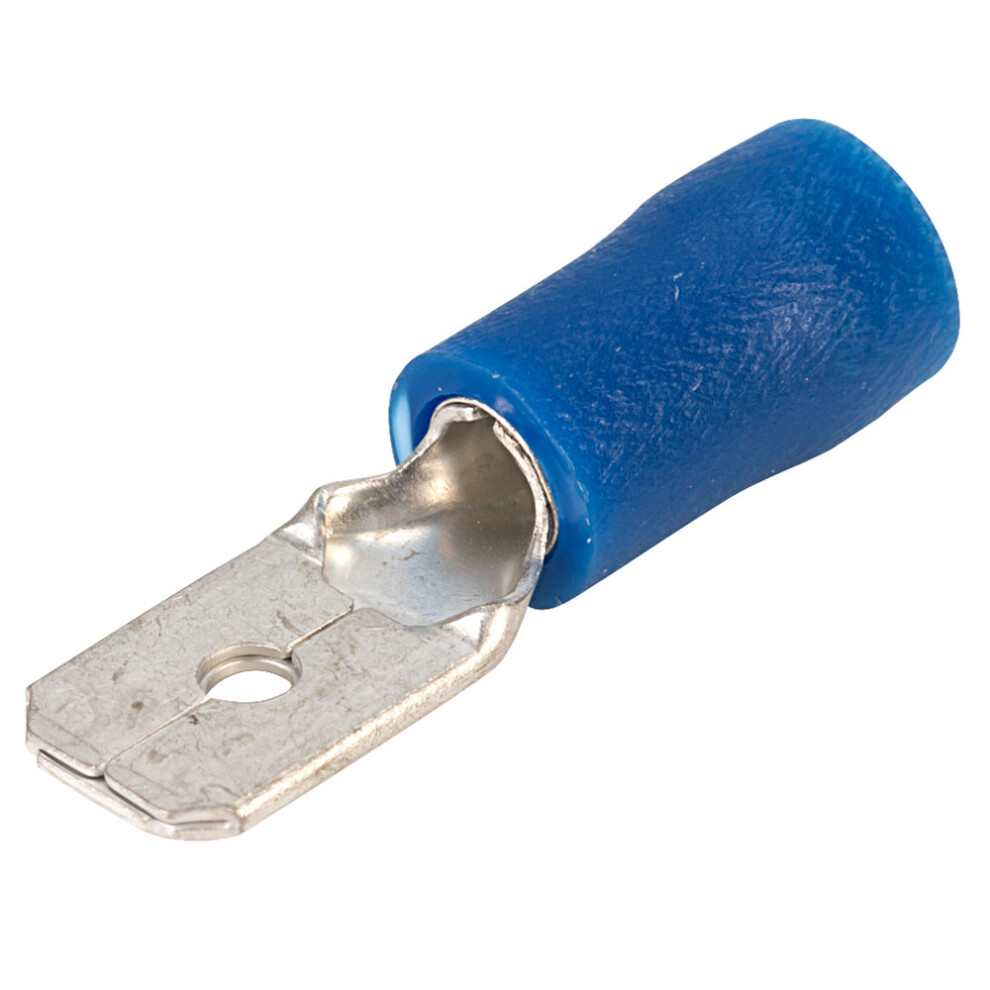 Truconnect 6.3X0.8mm 16A Blue Push On Pack Of 100 5053556007165