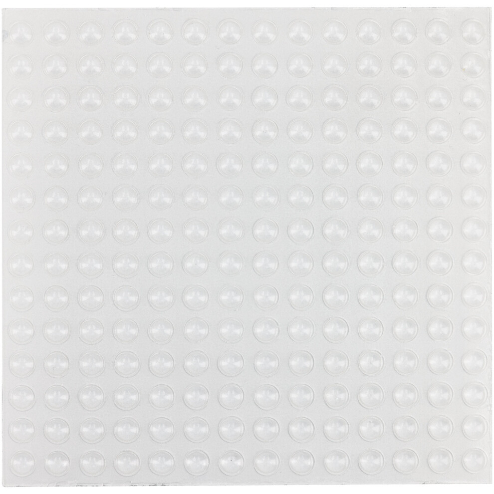 R-Tech 310001 Pu Round Protective Feet Ã8.0 X 2.2 - Clear - Sheet 196 5053556003372