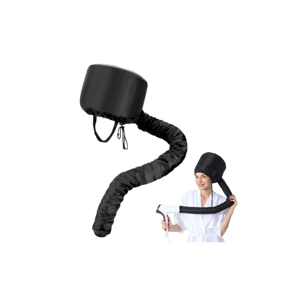 Hair Dryer Hat - Dry Hair Quickly - Hair Dryer Hood Heating Cap black_black_Surprise Gift