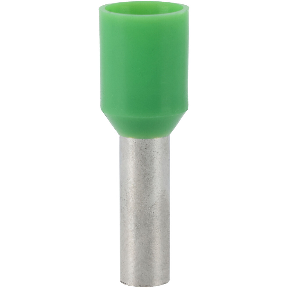 Truconnect Bootlace Ferrules 6.0Mm Green Pack Of 100 5055129435979
