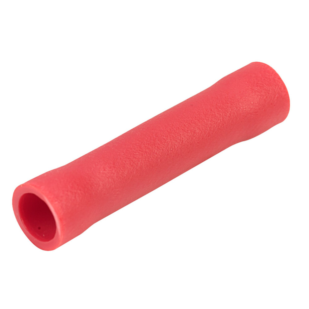 Truconnect Red 25A Butt Splice Pack Of 100 5053556007004