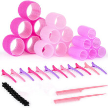 Bigodini multistrato, in plastica, bigodini per capelli, tre strati, bigodini per frangia_2_Regalo a sorpresa