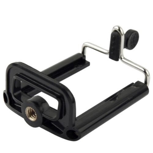 Mobile Holder / Tripod & Selfie Stick Mount_Black_Surprise Gift