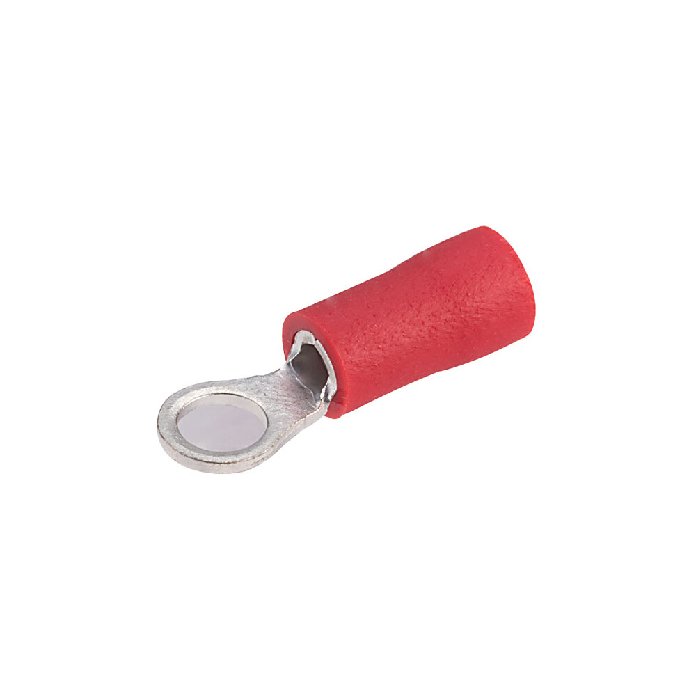 Truconnect Red 3.7Mm Ring Terminal Pack Of 100 5053556007226