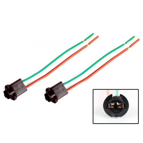 T10 w5w connectors / sockets / adaptor 2-pack hard model_black/Black_Surprise Gift