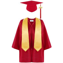 Afstudeerkleding voor kinderen Vriendelijk-Rood 24 meter