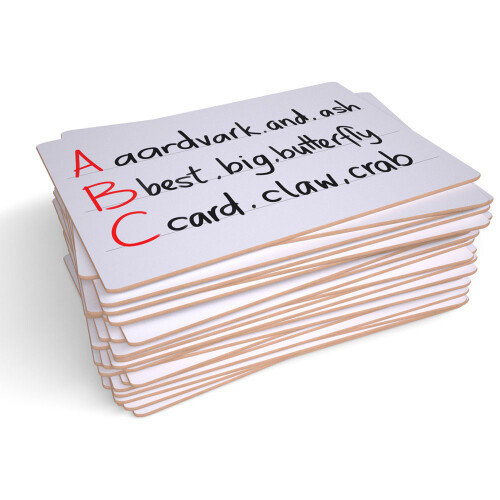 Show-me LFB30 Lined Rigid Lapboards, Pack of 30